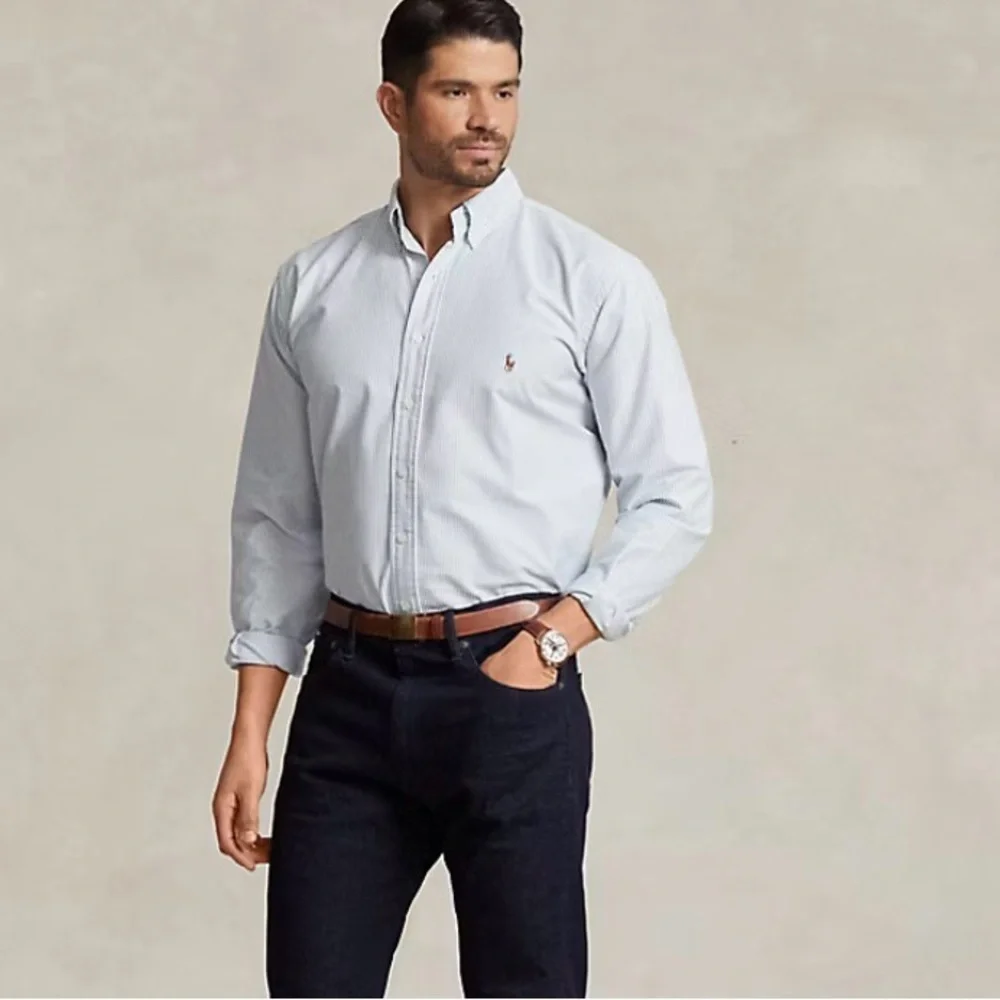 Polo Ralph Lauren Striped Oxford Shirt Big & Tall